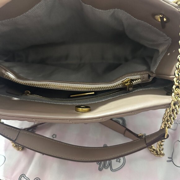 Toryburch Brown Large-Capacity Tote - Picture 4 of 4